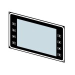 WAYNE GLASS 10.4 DISPLAY PCAP SOFT KEY BLACK
